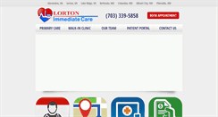 Desktop Screenshot of lortonurgentcare.com